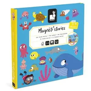 Jeu couleur et forme Janod Magneti Stories Les Fonds Marins pas cher