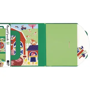 Janod Puzzle magnétique Magneti'Puzzles Ferme (24 pièces) pas cher