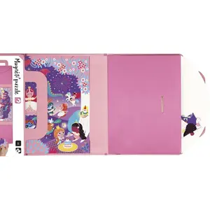 Janod Puzzle magnétique Magneti'Puzzles Princesses (36 pièces) pas cher