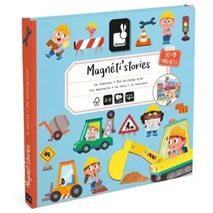 Jeu éducatif Janod Magnéti'stories Le Chantier