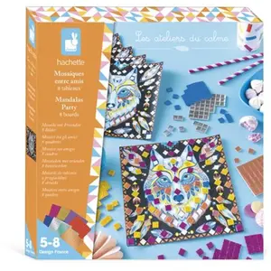 Jeu créatif Janod Mosaïques entre amis Mandalas Party pas cher