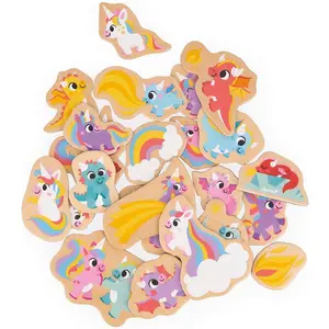 Janod - Magnets Licornes et Dragons 24 pièces - JURATOYS pas cher
