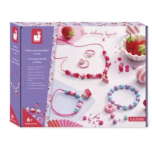 Jeu créatif Janod 5 Bijoux gourmandises à créer pas cher