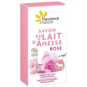 Fleurance Nature Biologische Rozen Ezelinnenmelk Zeep 100 g pas cher