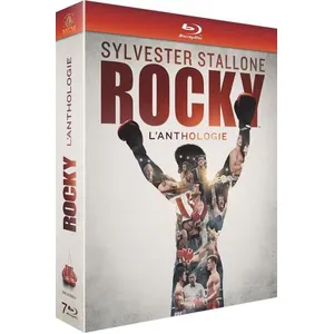 Sylvester Stallone : Rocky - Lanthologie [Blu-ray] pas cher