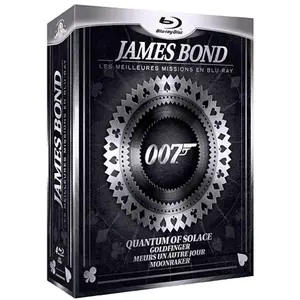 MGM/PFC Quantum of Solace - Goldfinger - Meurs un autre jour - Moonraker - Coffret Blu-Ray
