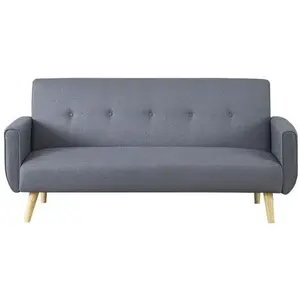 Comparateur de prix : Canapé scandinave convertible - BERLIN - Concept Usine - 3 places - Tissu - couleur Gris - scandinave