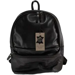 Sac à dos - OH MY BAG - Cuir lisse noir - Confortable et spacieux pas cher