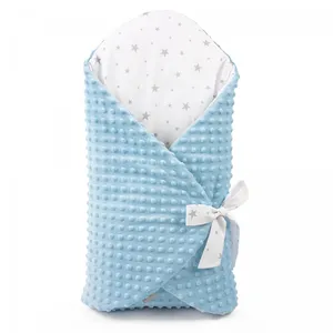 Comparateur de prix : Gigoteuse d'emmaillotage évolutive- Minky Stella bleu