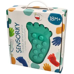 Jeu Parcours sensoriel Chemin Montessori empreintes pieds & mains pas cher