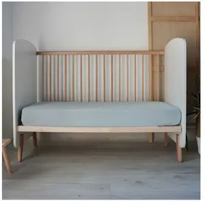 Poyetmotte Drap housse 40 x 80 cm Bleu clair Taille Unique pas cher