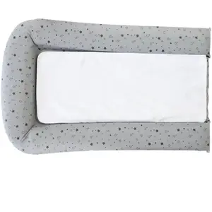 Comparateur de prix : DOMIVA Matelas langer PVC + 2 Éponges amovibles - Gris imprimé étoiles