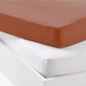 Lot alèse et drap housse Blanc-Tomette (60 x 120 cm)
