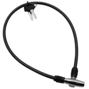 ANTIVOL VELO CABLE A CLE P2R DIAM 5mm L 65cm pas cher