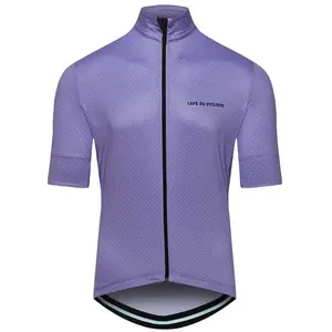 CafÉ Du Cycliste Maillot à Manches Courtes Fleurette pas cher