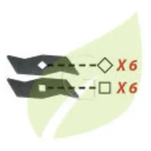 Al-Ko Lame scarificateur ALKO modele 360VE, 380VB-S, HBOV1600, ELV1300, TOPGARDEN 4000E pas cher