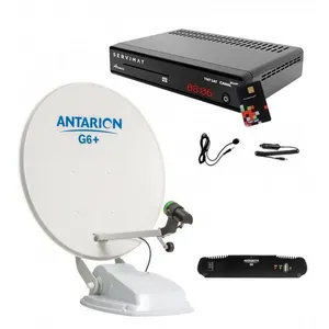 Antenne Satellite Automatique Camping Car ANTARION G6+ 65 CM + Récepteur TNTSAT 65 cm pas cher