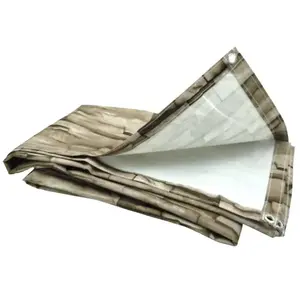 TERRE JARDIN Brise vue beige imitation mur en pierres - 1.5 x 5 - GrisVendu parcdiscount