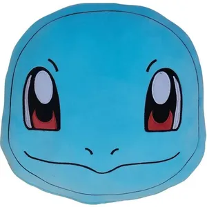 Coussin premium - POKEMON - Visage Carapuce - Microfibre - 40 cm pas cher