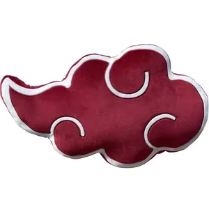 Coussin 3D - NARUTO SHIPPUDEN - Logo Akatsuki - Microfibre - 50 cm pas cher