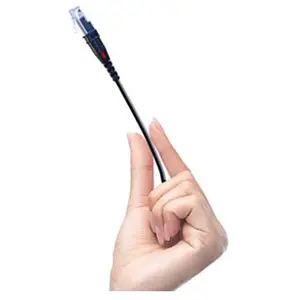 PatchSee ThinPATCH - Cordon de raccordement - RJ-45 (M) pour RJ-45 (M) - 4.9 m - 4.9 mm - FTP - CAT 6a - démarré, sans halogène - noir pas cher