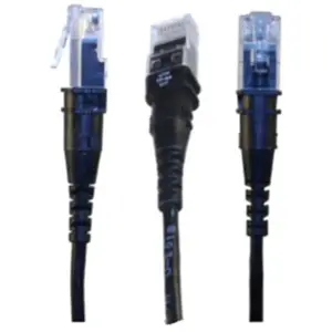 PatchSee Câble patch ThinPATCH Cat 6A, U/FTP, 15.2 m, noir, 1 pièce (U... pas cher