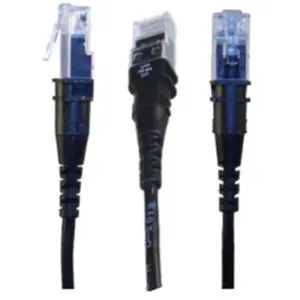 PatchSee Câble patch ThinPATCH Cat 6A, U/FTP, 9.7 m, noir, 1 pièce (U/... pas cher