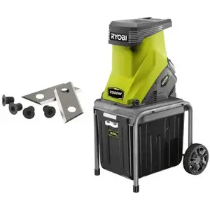 Pack RYOBI Broyeur de végétaux 2500W RSH2545B - Jeu de 2 lames pour br...