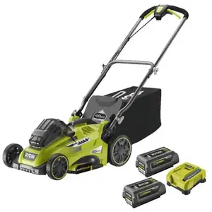 Pack RYOBI Tondeuse 36V RLM36X41H50PG - 2 Batteries 36V LithiumPlus 4.... pas cher
