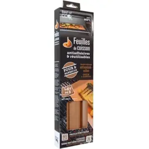 Comparateur de prix : Feuille de cuisson BEST OF TV réutilisable lot de 3