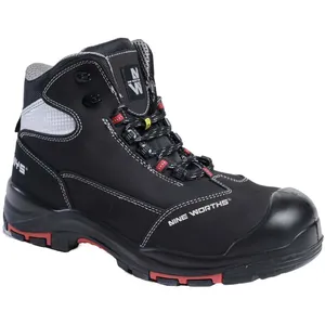 TRINIDAD - CHAUSSURES MONTANTES DE SÉCURITÉ - 7027 Noir 40 pas cher