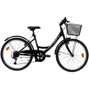 Vélo VTC 24" Fille BAHIA - 6 Vitesses - Freins V-Brake - Equipement Ci... pas cher