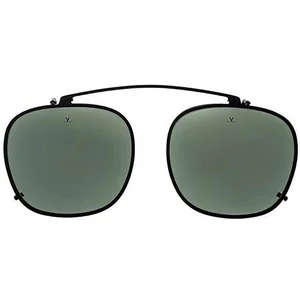 Lunettes de soleil avec clip - VUARNET - VD190600011121 - Noir - Vert - UV400 pas cher