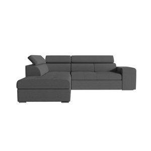 Canapé d'angle fixe convertible en tissu - LOUNGITUDE - SOAN - Angle G... pas cher