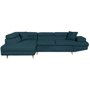 Canapé d'angle convertible LOUNGITUDE MATHIS en tissu - Angle Gauche -... pas cher
