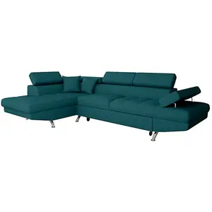 Canapé d'angle convertible RIO en tissu - LOUNGITUDE - Angle gauche - ... pas cher