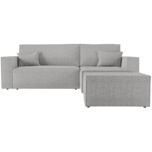 LOUNGITUDE PACK - CLARISSE - Canapé dangle convertible réversible avec... pas cher