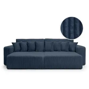 LOUNGITUDE Canapé droit 4 places JADE double méridienne et assise prof... pas cher