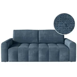 LOUNGITUDE Canapé SILVIO convertible express 3 places couchage 140x190... pas cher