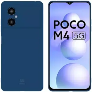 Coque IBROZ Xiaomi Poco M4 5G Silicone Bleu