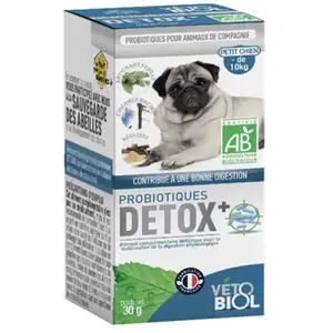 Vetobiol Biovetol - Poudre Detox'Plus Bio Petit Chien <10kg - 30g pas cher