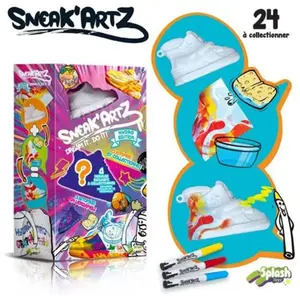 Splash Toys SNEAK'ARTZ SHOEBOX Deluxe Loisirs créatifs 32224 Blanc