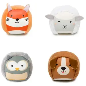 Little Big Friends Lot de 4 balles doudous Ferme Doodballs pas cher