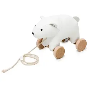 Little Big Friends Jouet à tirer Ours blanc pas cher