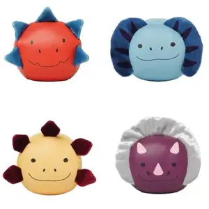 Little Big Friends Set de 4 balles doudous Les Doodballs Les Amis Dinos pas cher