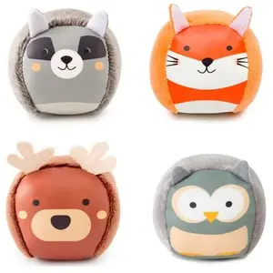 Little Big Friends Lot de 4 balles doudous Forêt Doodballs pas cher