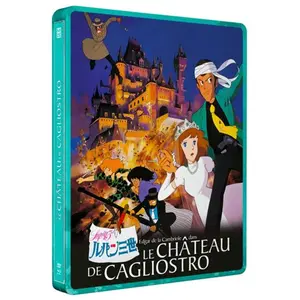Crunchyroll Le Château de Cagliostro Steelbook Combo Blu-ray DVD pas cher
