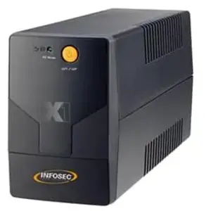 Infosec X1 EX-700 Onduleur 700 VA 2 Prises Schuko/FR 1 Voyant Noir pas cher