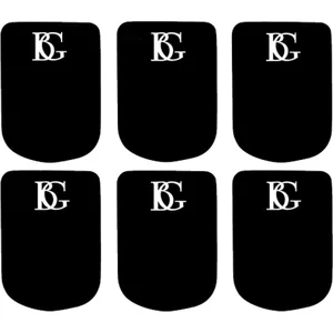BG A10S - 6 protèges bec petits noirs 0,8mm