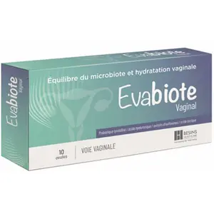 Besins - Evabiote Vaginal 10 ovules pas cher